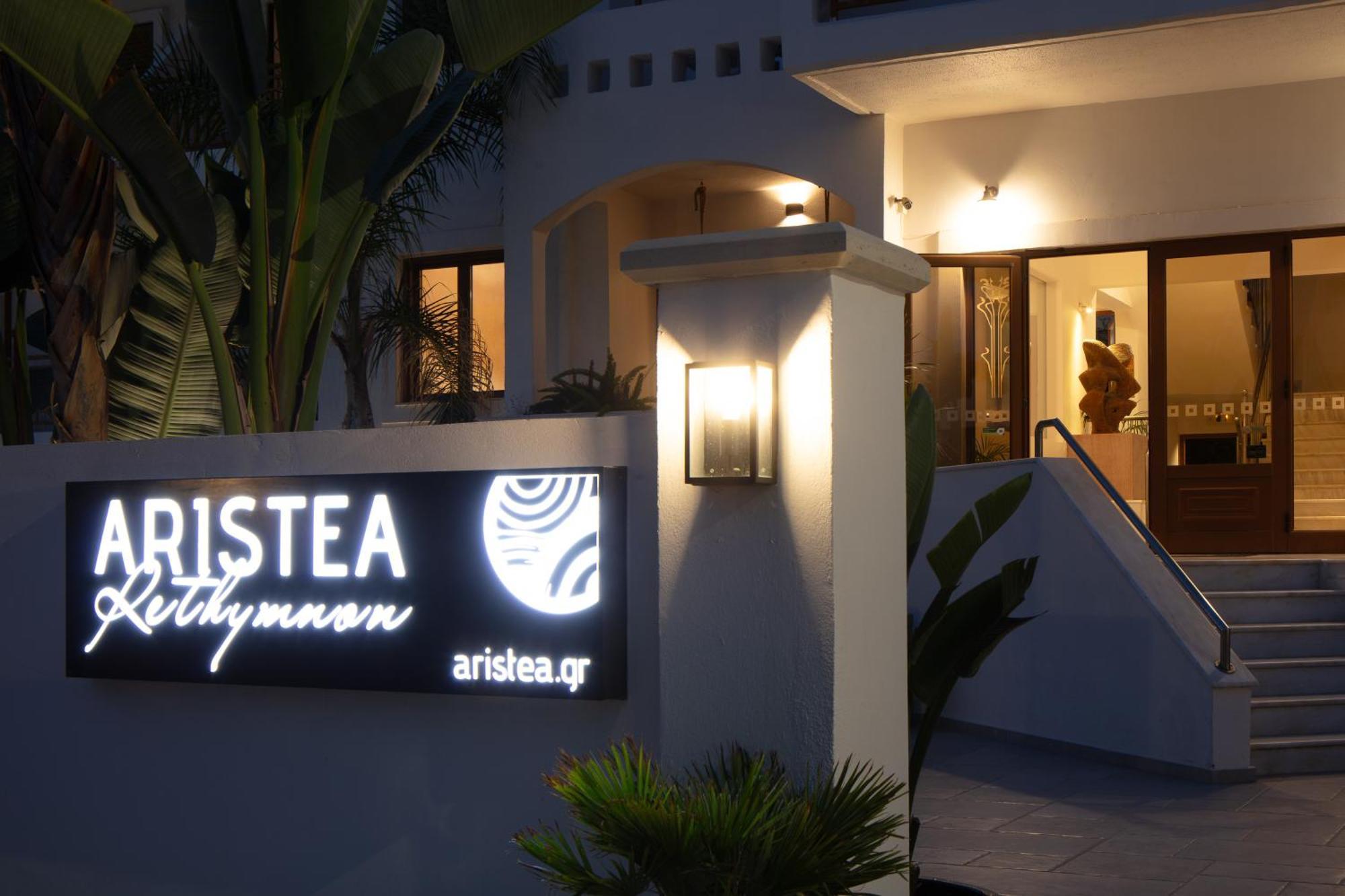 Aristea Hotel Rethymno Exterior foto